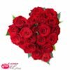 20 Red Roses Heart