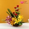 Colourful Blooms Basket