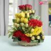 Mixed Flowers & Ferrero Rocher Basket