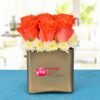 Orange Bed Rose