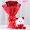 Red Roses N Teddy