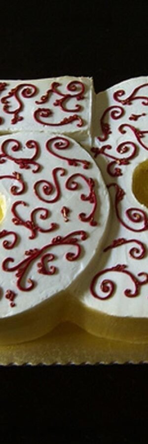 50th Occasion Butterscotch Cake - 3 Kg