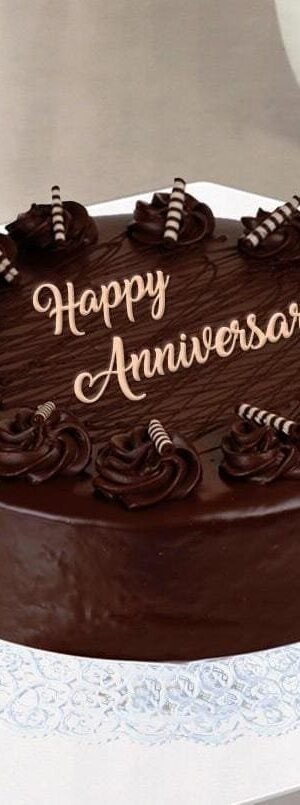 Anniversary Chocolate Cake-1/2 Kg