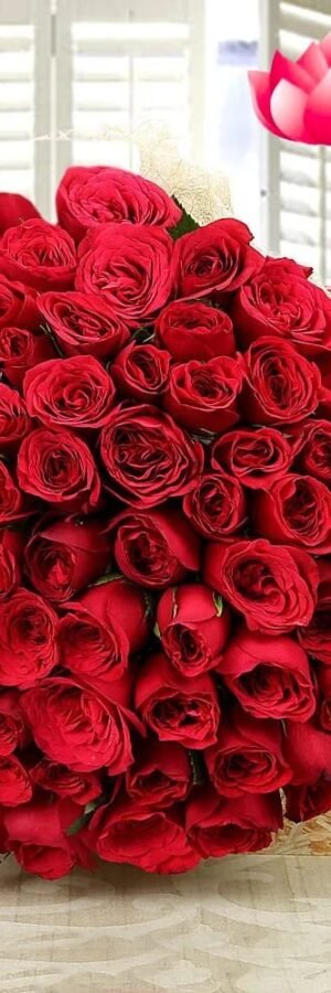 Beautiful 70 Red Roses Bouquet