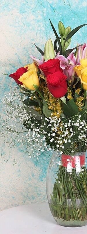 Beautiful tricolor bouquet