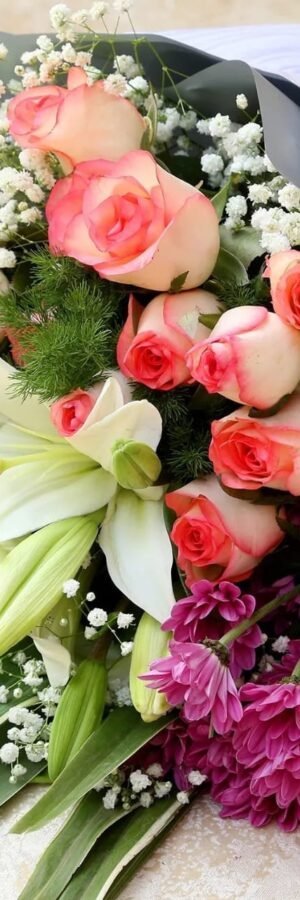 Bouquet of  Anthurium Roses & Lilies