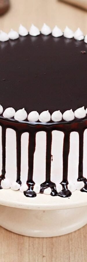 Choco Vanilla Eggless Cake