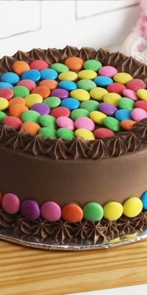 Chocolate Gems Cake - 0.5 Kg