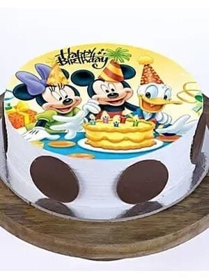 Disney Family Photo Cake