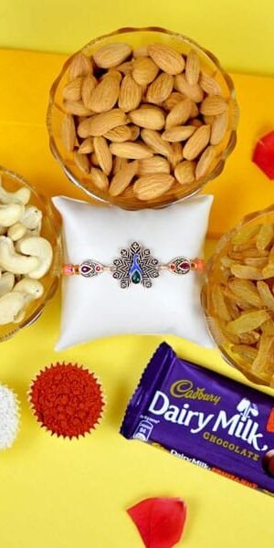 Dry Fruits Chocolate Rakhi Hamper