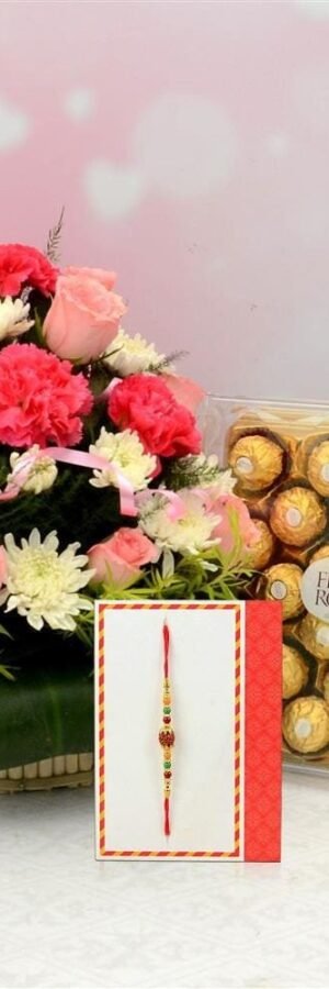 Ferrero Rocher Flower Rakhi