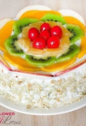 Fruit Cream Cake Half Kg
