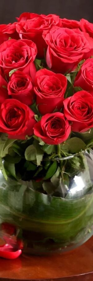 Gorgeous Red Roses Arrangement