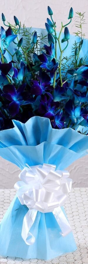 Memorise Blue Orchids Bouquet