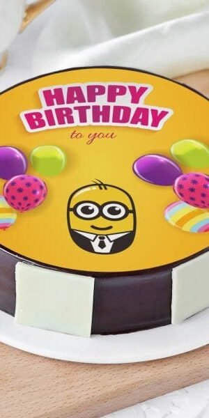Minion Cake For Boy (Half Kg)