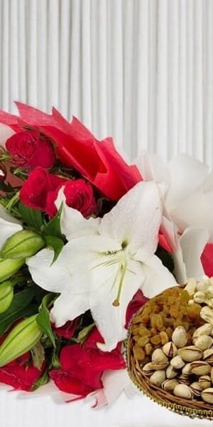 Mix Dry Fruits and Flowers