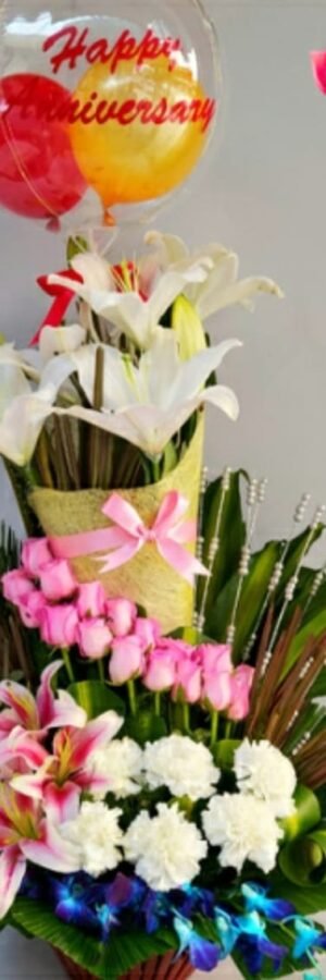 Mix Flower Basket