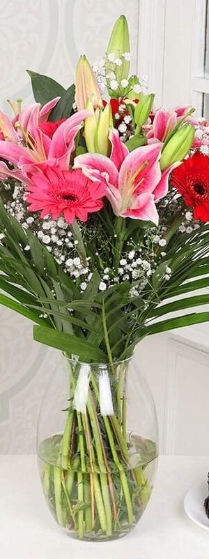 Mixed Flower Cake Combo