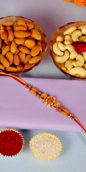 One Rakhi With Dry fruits