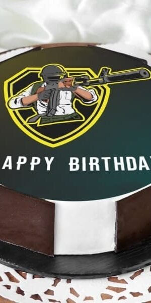 PUBG Birthday Cake (Half Kg)
