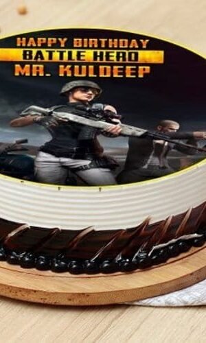 Pubj battle hero cake half kg