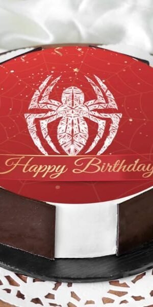 Spiderman birthday cake Half kg