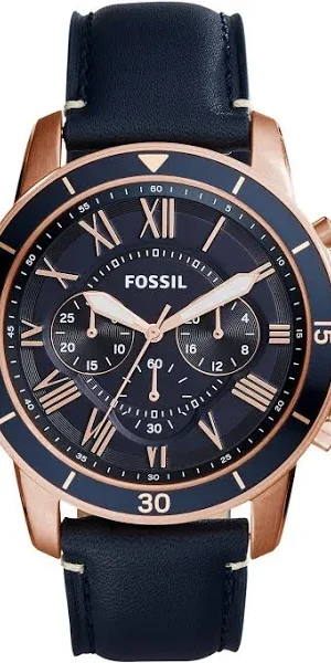Fossil Chronograph Grant Sport Blue Dial Men's Watch